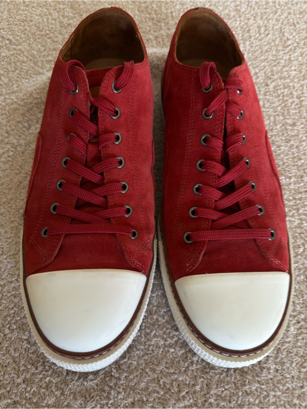 🔴 Allen Edmonds Pasadena Suede Sneakers - Men's 10.5 D (Like New)